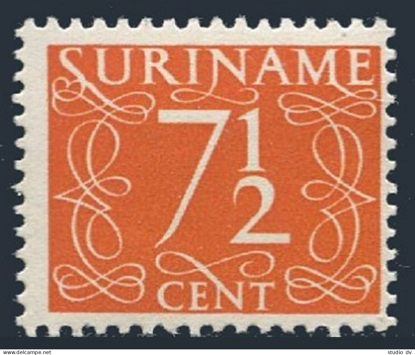 Surinam 242, MNH. Michel 290. Definitive 1948. Numeral. - Surinam