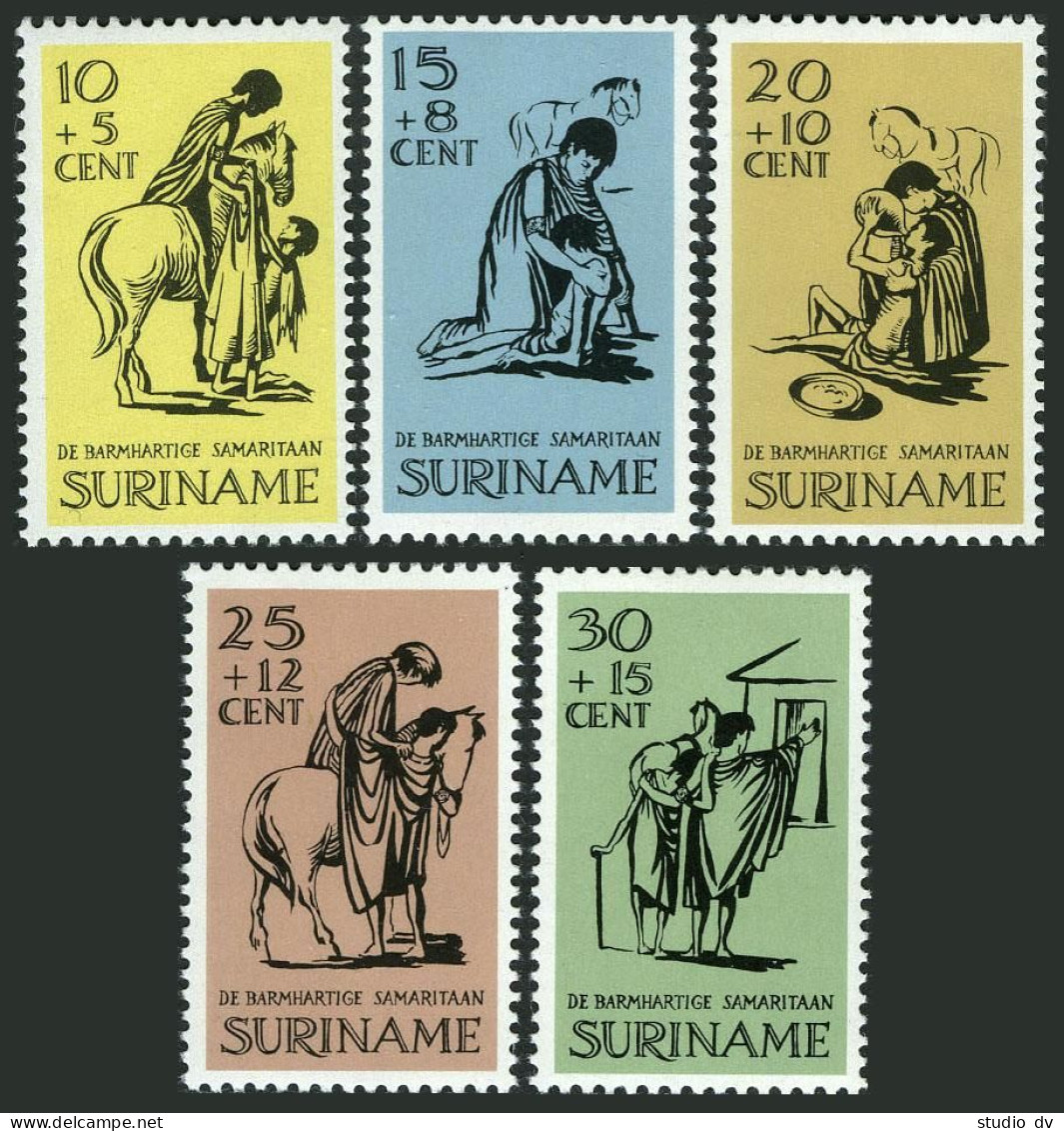 Surinam B132-B136, MNH. Michel 514-518. Easter Charities 1967. - Suriname
