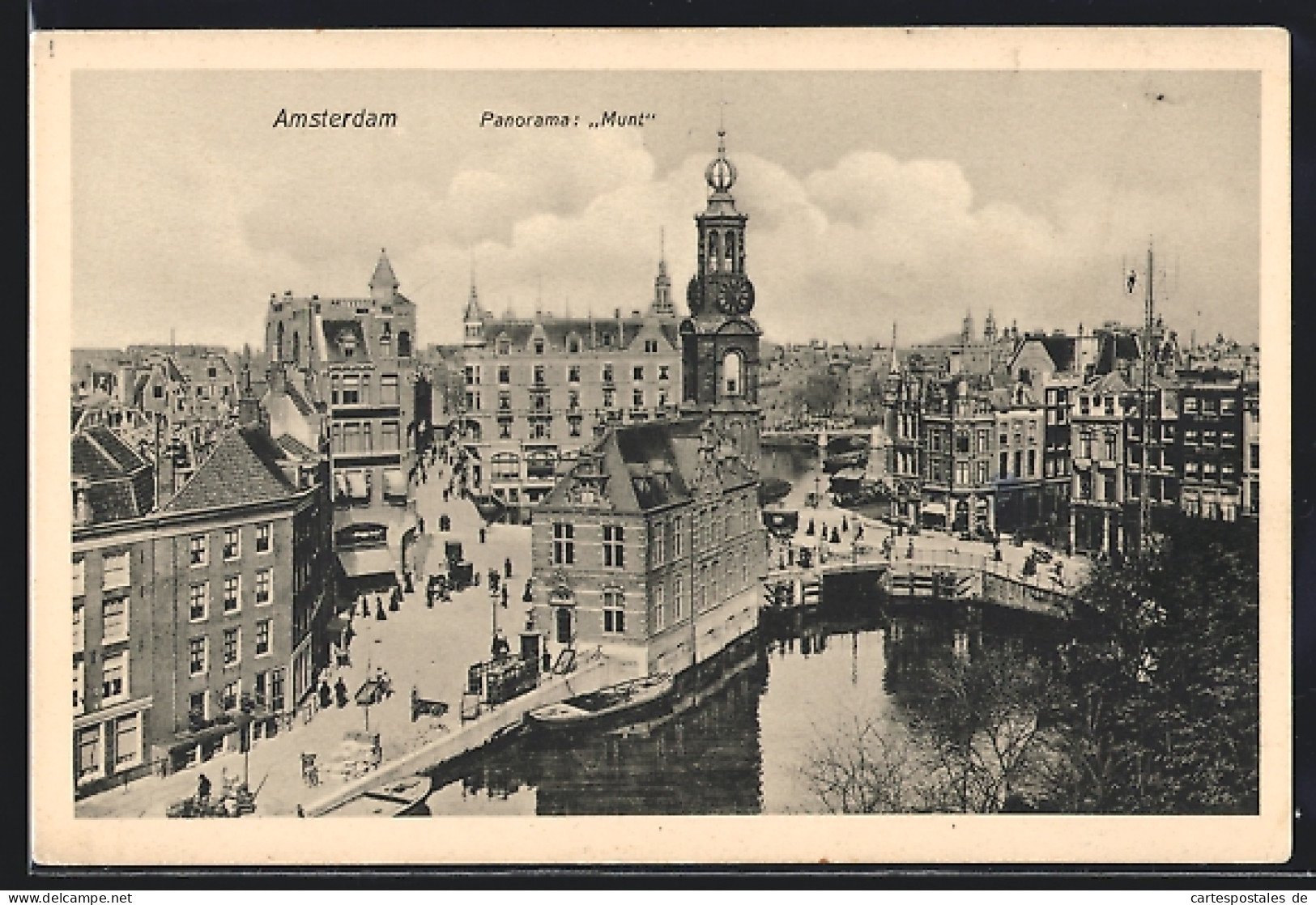 AK Amsterdam, Panorama Munt  - Amsterdam