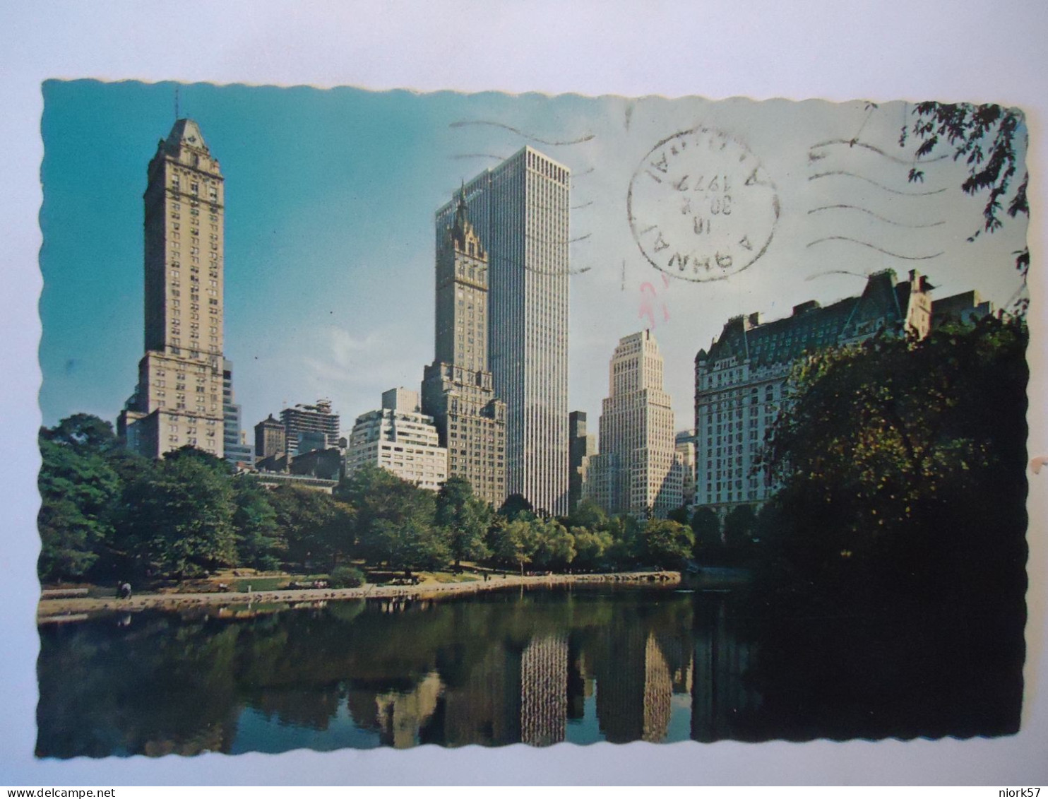 UNITED STATES  POSTCARDS CENTRAL PARK   3 STAMPS 1972 - Andere & Zonder Classificatie