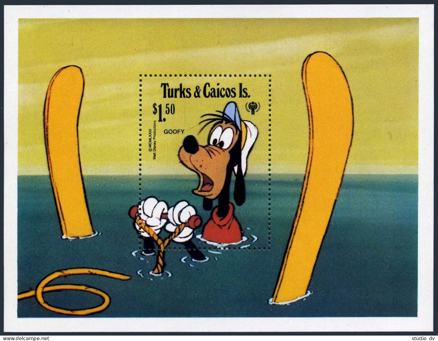 Turks & Caicos 399-407, 408, MNH. Michel 464-472, Bl.19. IYC-1979. Walt Disney. - Turcas Y Caicos