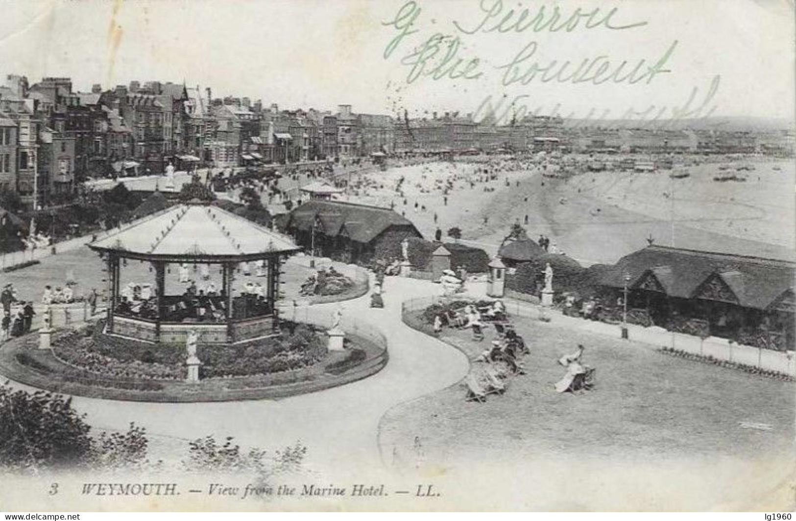 WEYMOUTH - 1910 - View From The Marine Hotel - Weymouth