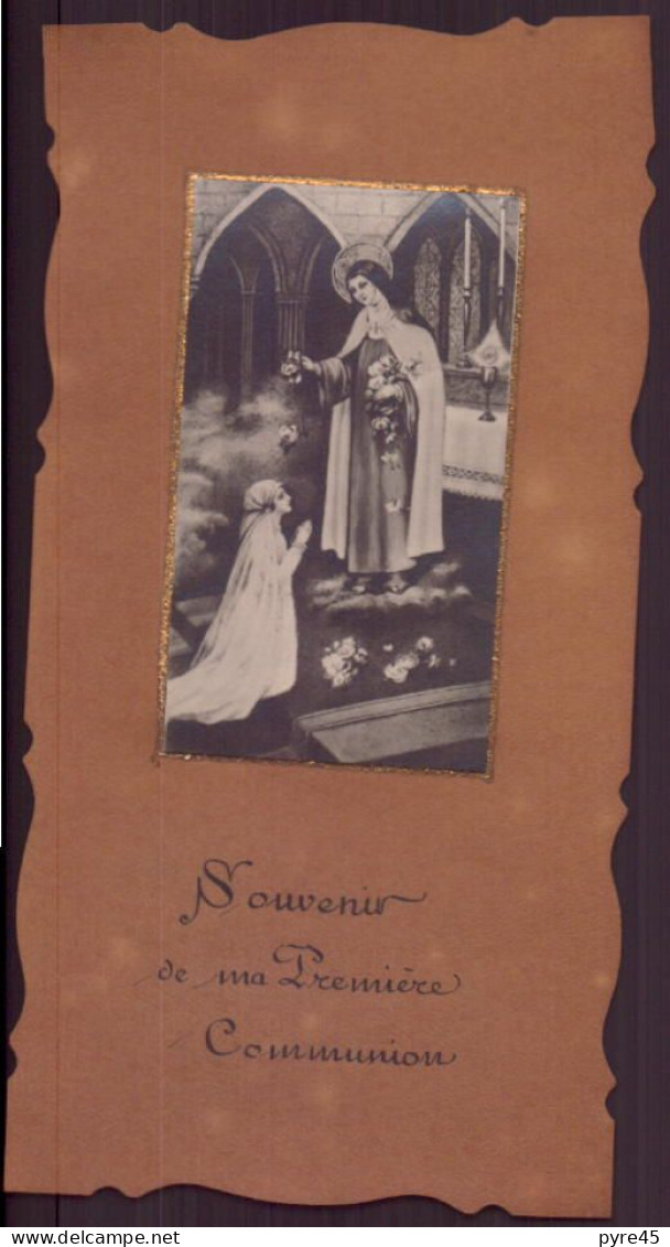 Image Pieuse " Souvenir De Ma Première Communion " 1933 à Brunoy - Images Religieuses
