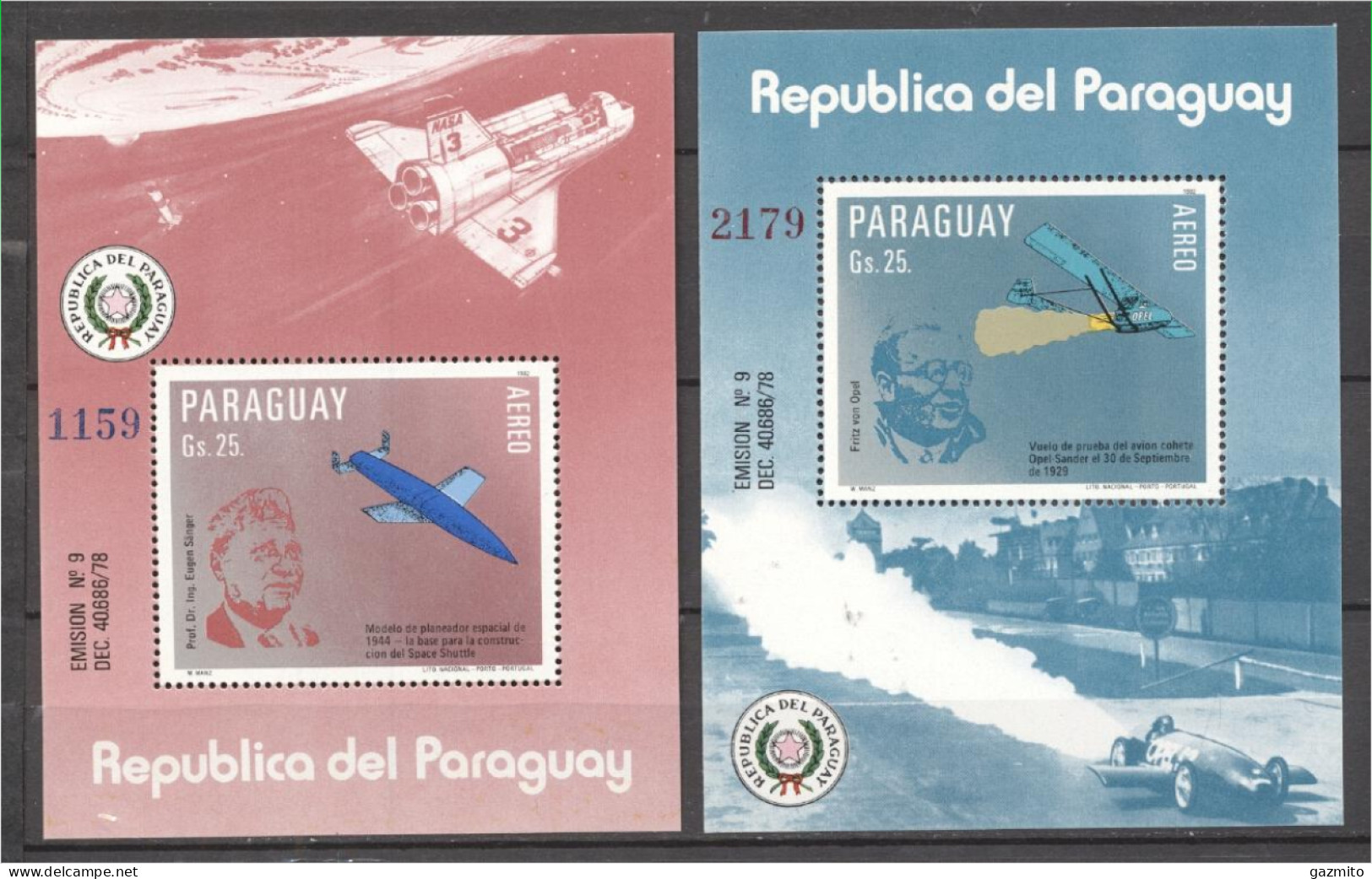 Paraguay 1983, Space, Car, 2BF - Paraguay