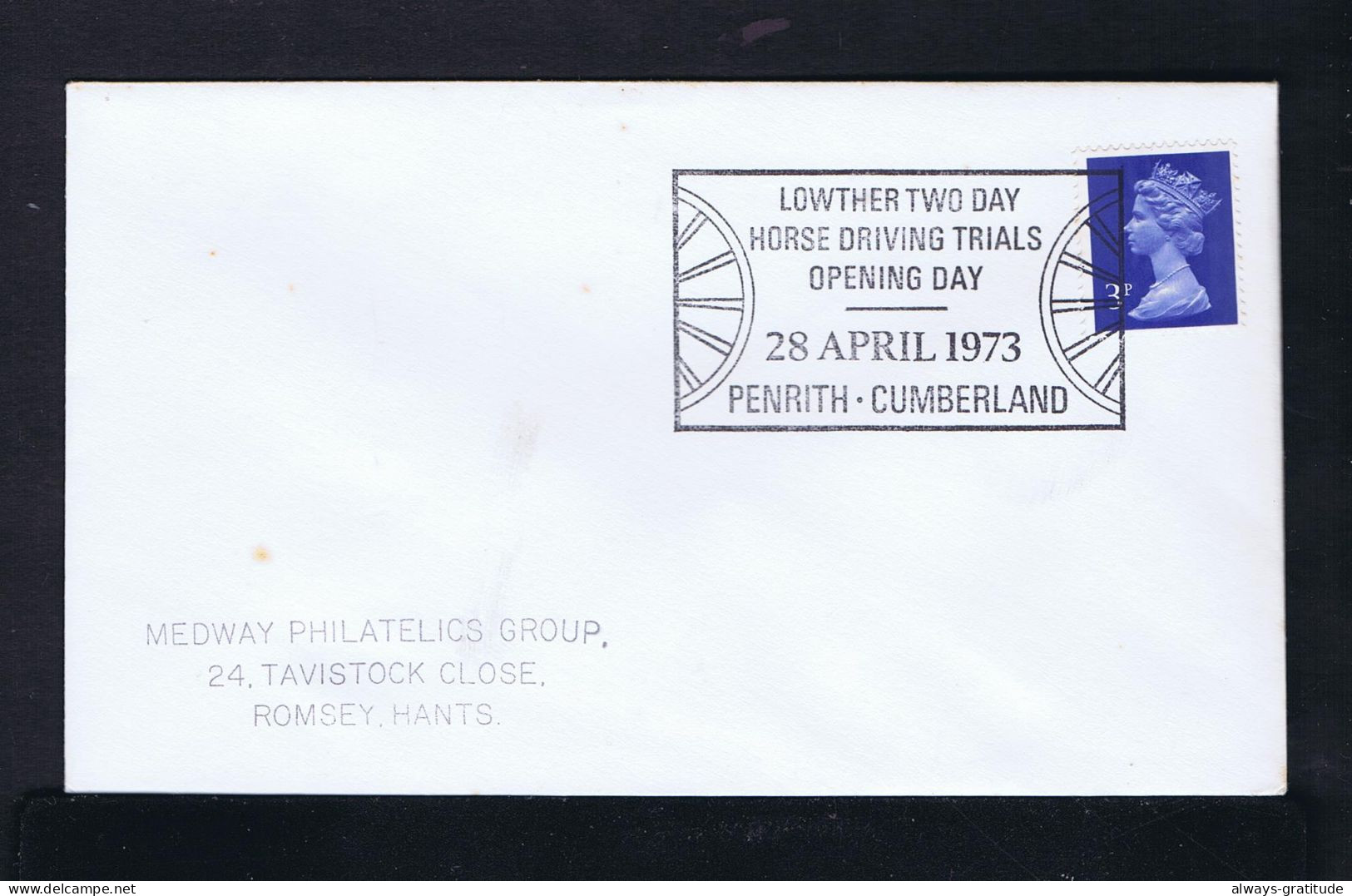 Sp10572 ENGLAND "LOWTHER TWO DAYS" Horse Driving Trials (Opening Day) Penrith -Cumberland 1973  Mailed - Postkoetsen