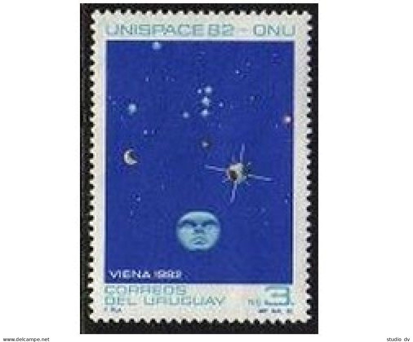Uruguay 1124, MNH. Michel 1649. Peaceful Uses Of Outer Space,UN Conference 1982. - Uruguay