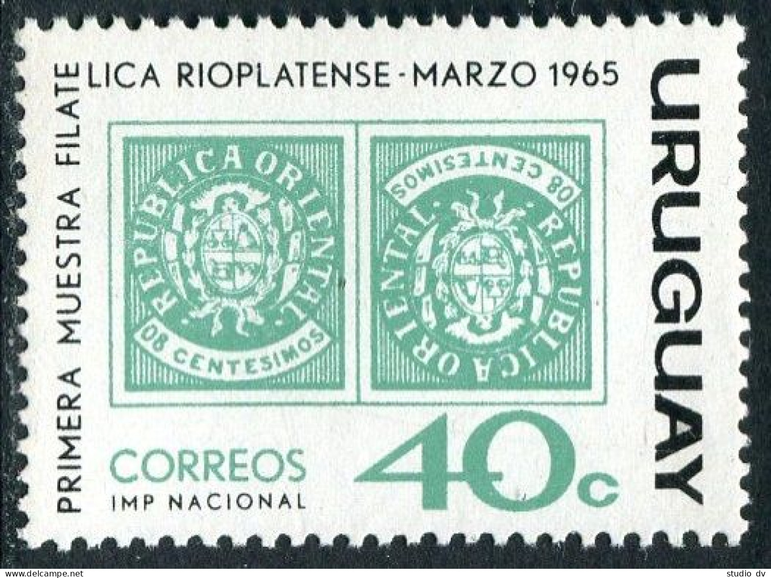 Uruguay 716, C271 Sheet, MNH. Michel 992-1002. 1st Rio De La Plata Show, 1965.  - Uruguay