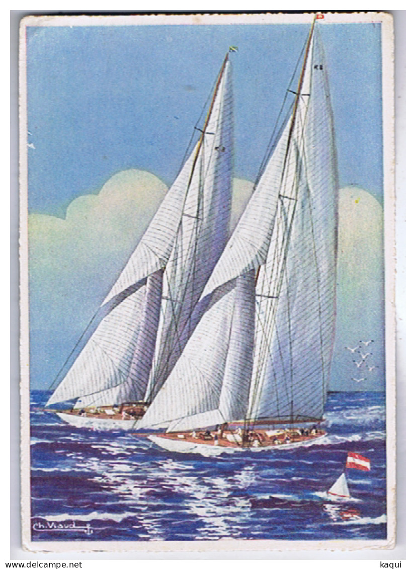 BATEAU - Voilier Par Charles VIAUD - Artaud, Editeurs - Gaby N° 12 - Sailing Vessels