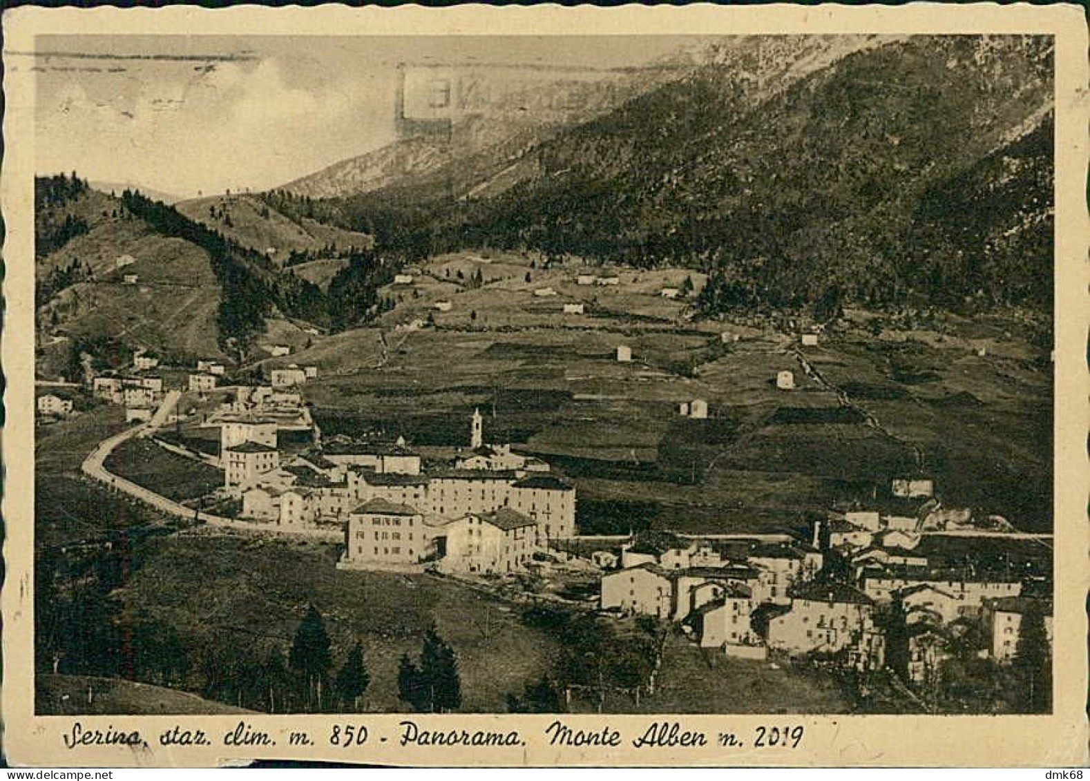 SERINA ( BERGAMO ) PANORAMA - EDIZIONE CITTADINI - SPEDITA - 1940s (20568) - Bergamo