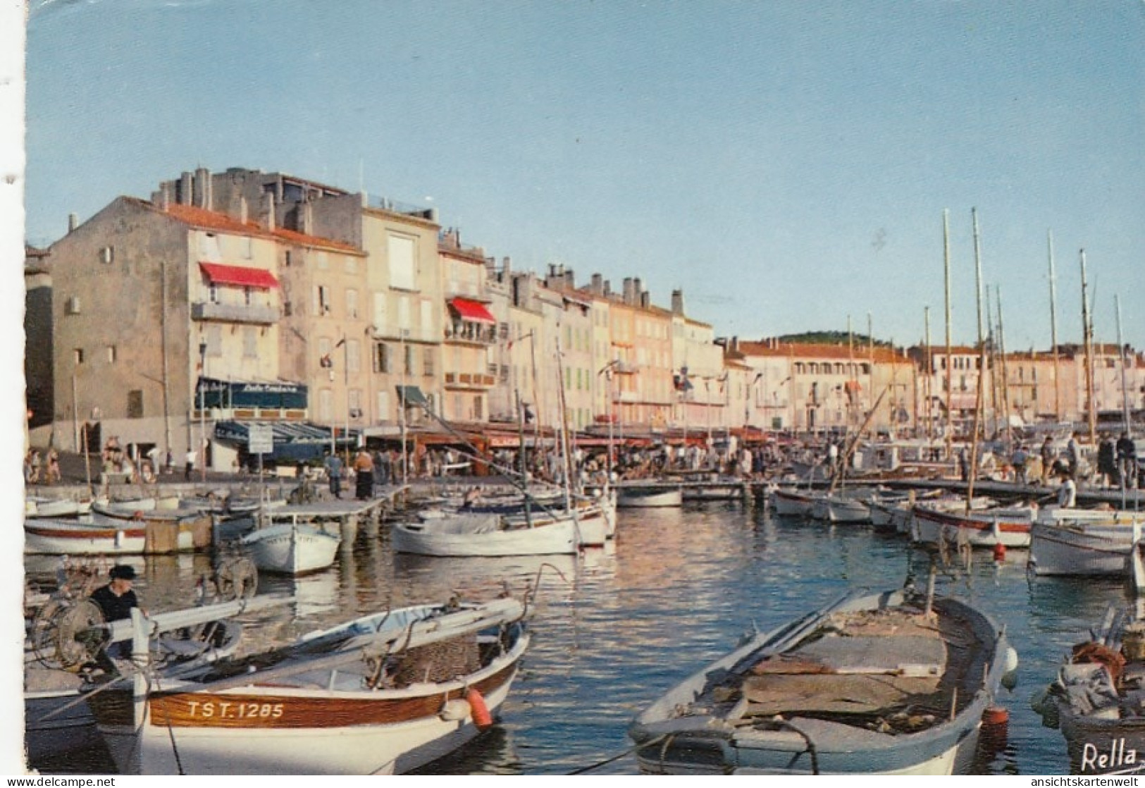 Saint-Tropez (Var), Le Port, Quai Jean-Jaurès, Vue De La Jetée Gl1974? #G4899 - Other & Unclassified