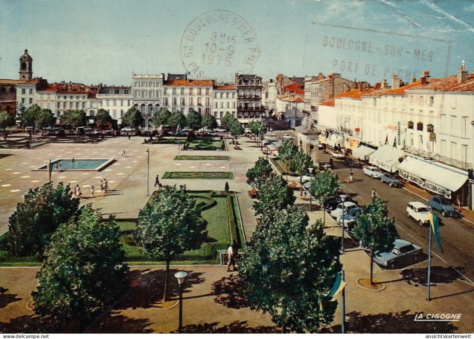 Rochefort (Charente-Marit.) La Place Colbert Gl1975 #G4905 - Autres & Non Classés