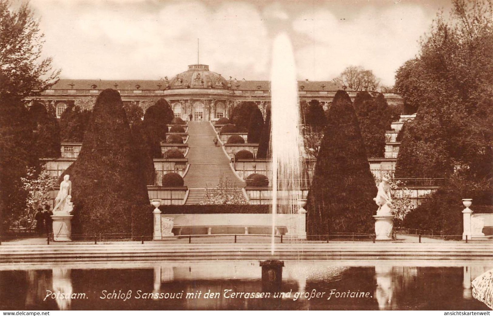 Potsdam Sanssouci Mit Terrassen Ngl #168.452 - Other & Unclassified
