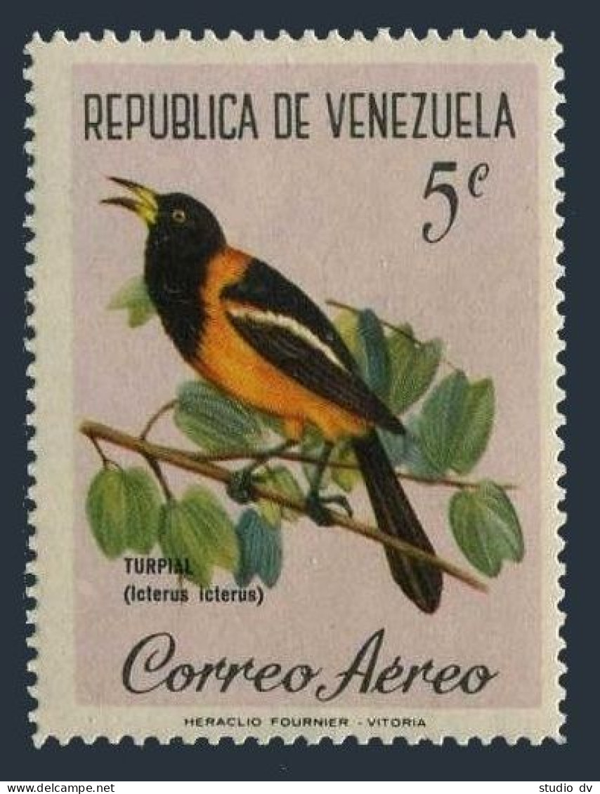 Venezuela C776,MNH.Michel 1419. Birds 1961.Turpial. - Venezuela