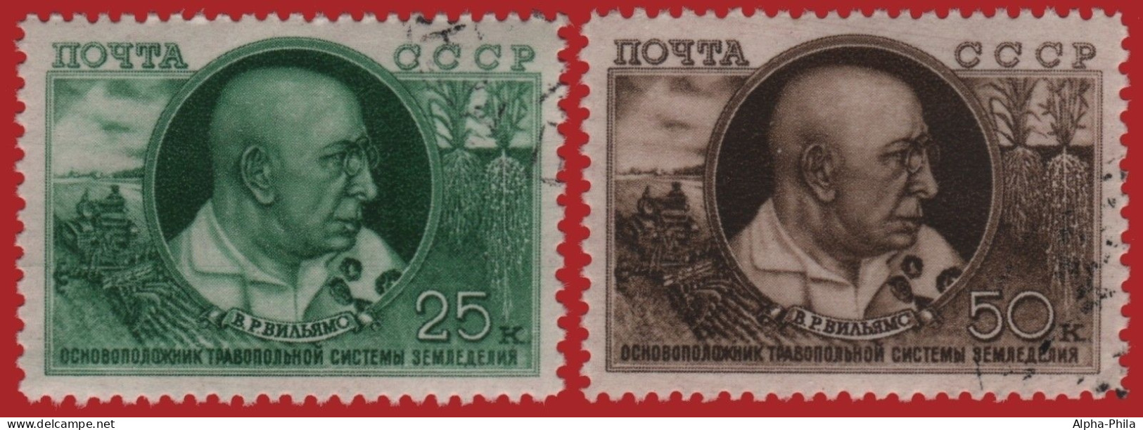 Russia / Sowjetunion 1949 - Mi-Nr. 1339-1340 Gest / Used - Usati