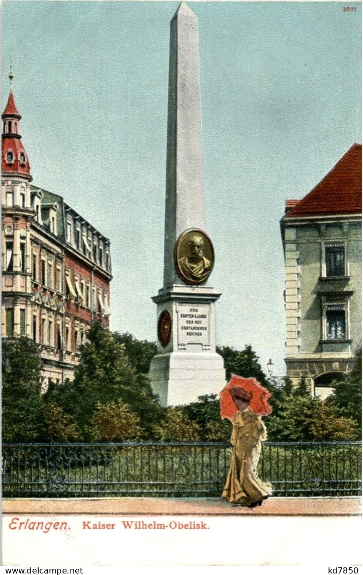 Erlangen - Kaiser Wilhelm Obelisk - Erlangen