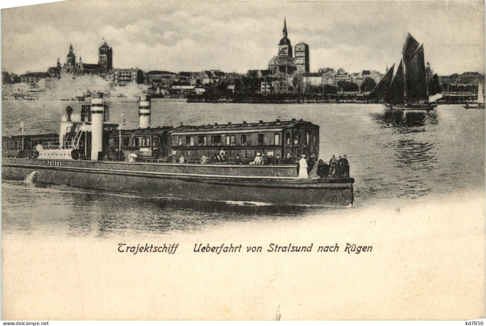 Stralsund - Crajektschiff, Überfahrt Von Stralsund Nach Rügen - Stralsund