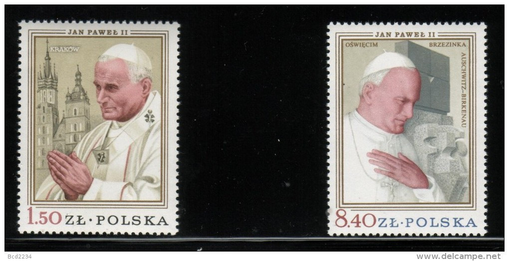 POLAND 1979 SAINT ST POPE JPII 1ST VISIT TO HIS HOMELAND NHM Religion Christianity WW2 Auschwitz Nazi Germany Death Camp - Guerre Mondiale (Seconde)