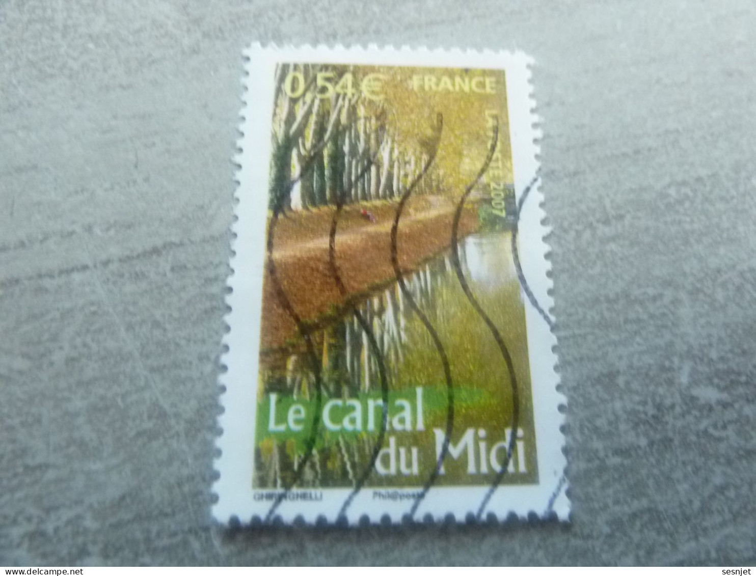 Le Canal Du Midi - Portrait De Région - La France à Voir - 0.54 € - Yt 4023 - Multicolore - Oblitéré - Année 2007 - - Gebraucht