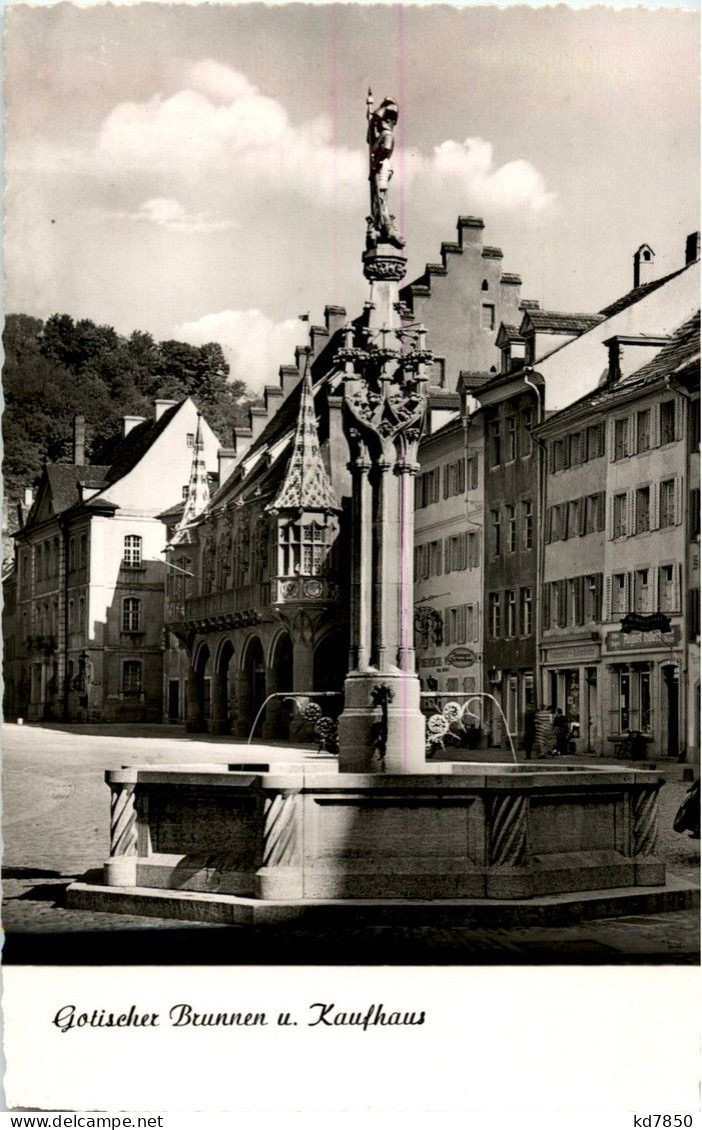 Freiburg - Gothischer Brunnen - Freiburg I. Br.