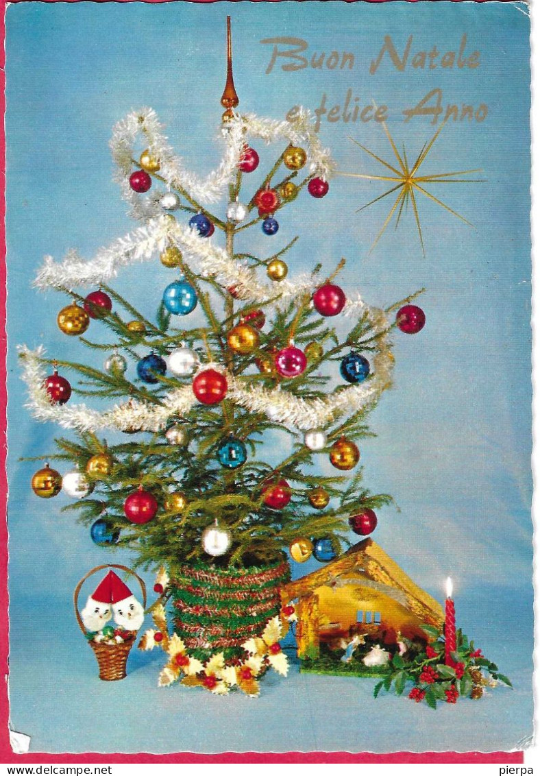 BUON NATALE E BUON ANNO  - ALBERO NATALIZIO - EDIZ. CECAMI 4758 - VIAGGIATA 1972 - Altri & Non Classificati