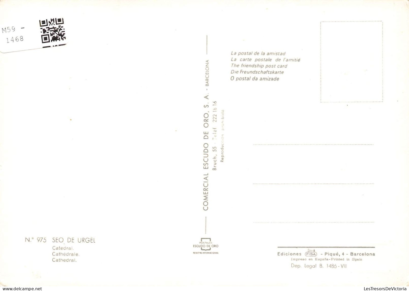 ESPAGNE - Seo De Urgel - Catedral - Colorisé - Carte Postale - Lérida