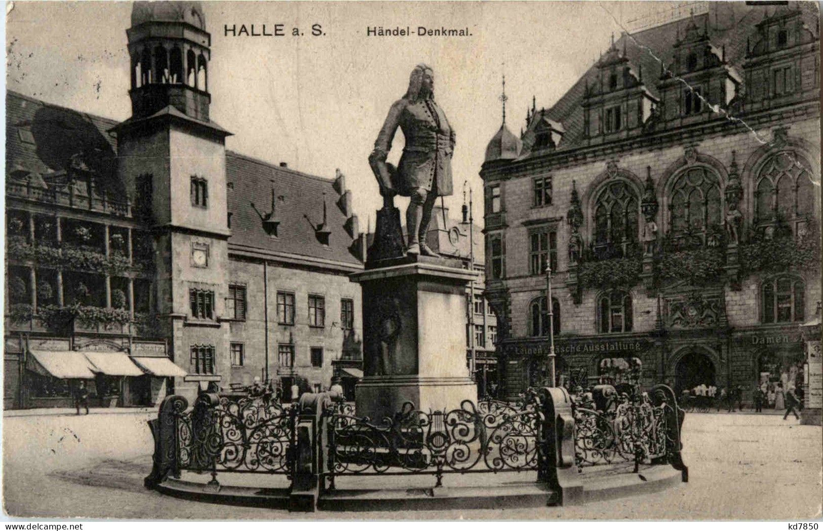 Halle - Händel Denkmal - Halle (Saale)