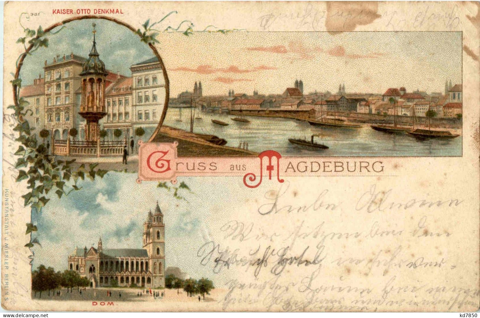 Gruss Aus Magdeburg - Litho - Magdeburg