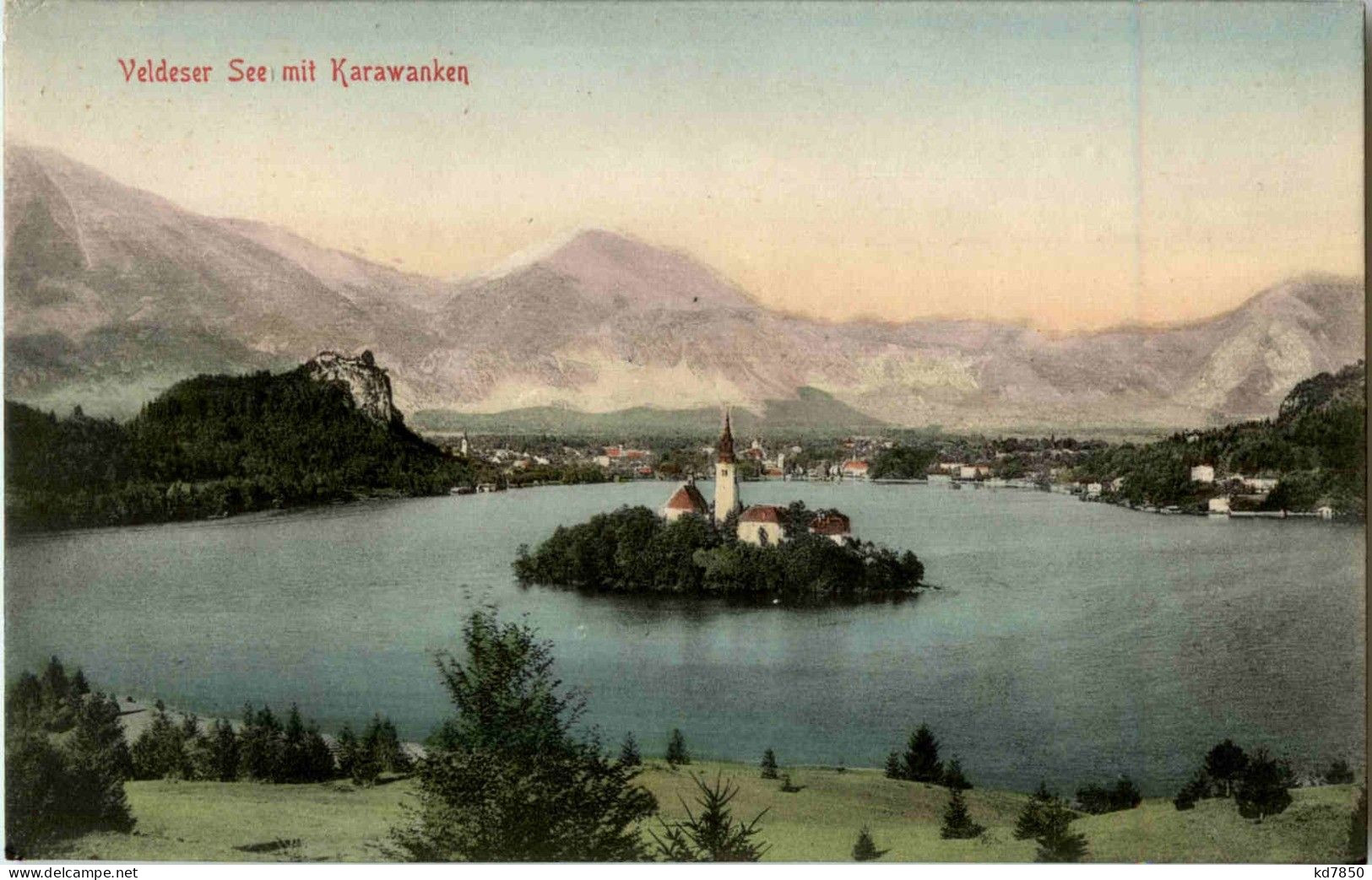 Veldeser See Mit Karawanken - Slowenien