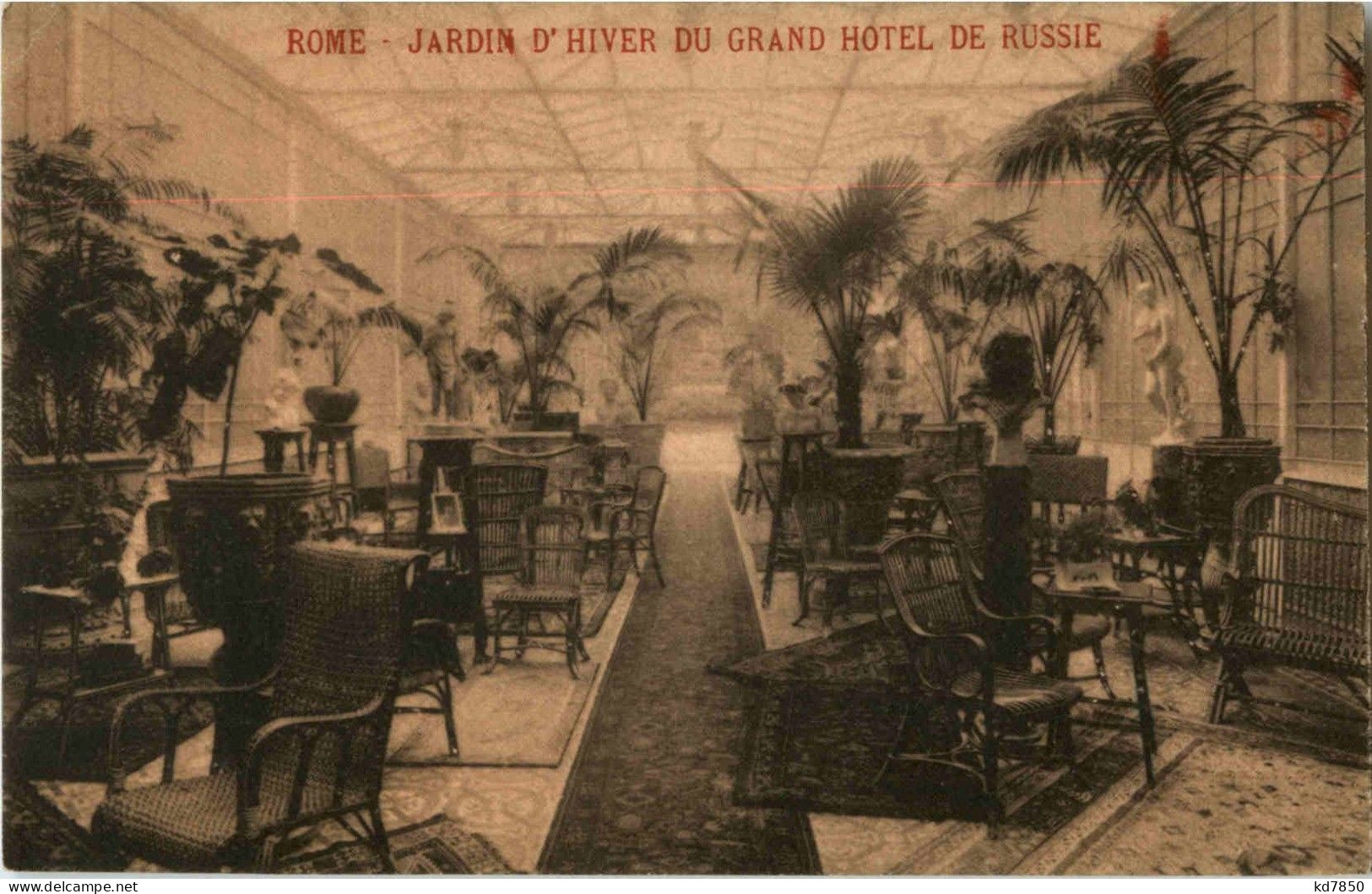 Roma - Jardin D Hiver Du Grand Hotel De Russie - Sonstige & Ohne Zuordnung