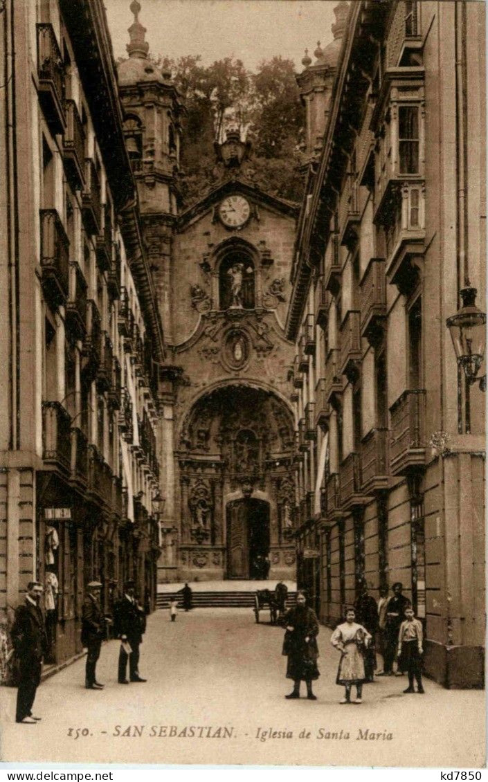 San Sebastien - Iglesia De Santa Maria - Guipúzcoa (San Sebastián)