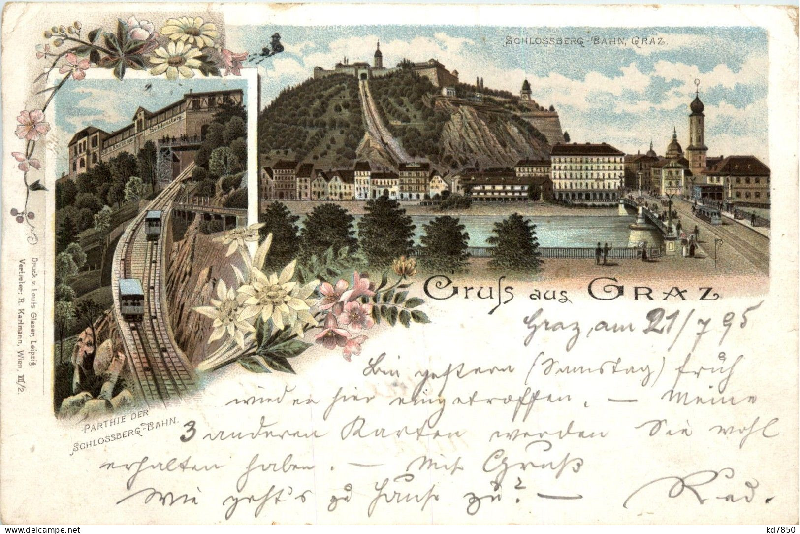 Gruss Aus Graz - Litho - Graz