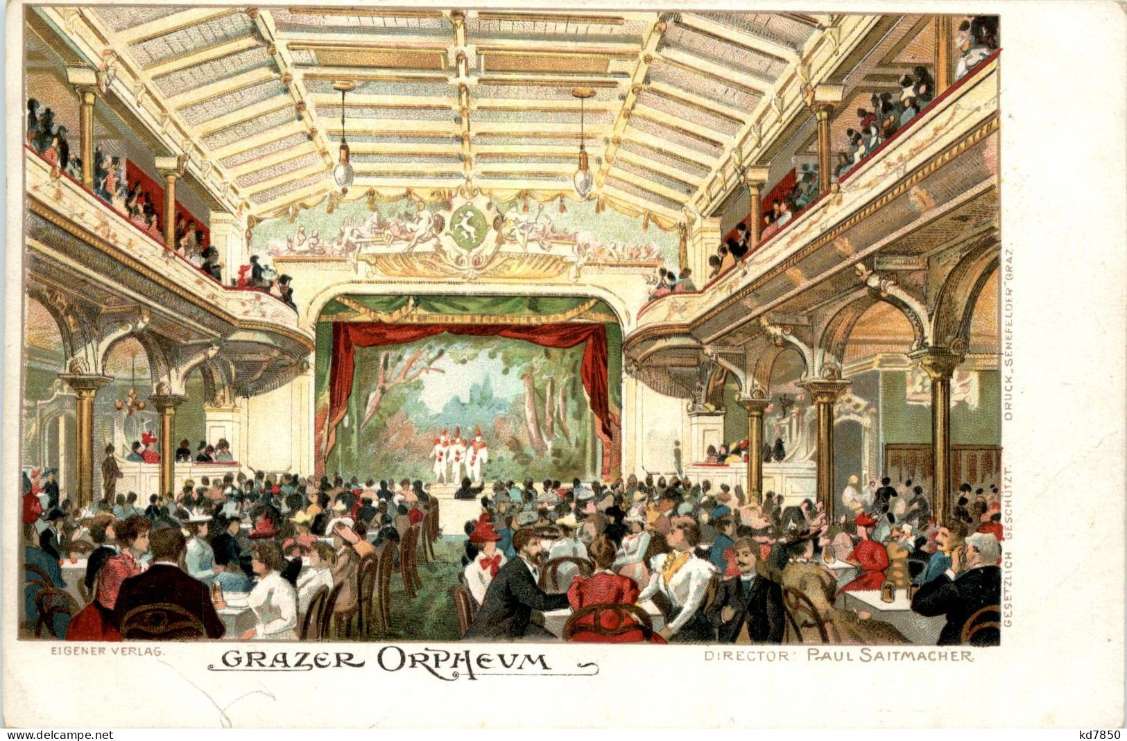 Grazer Orpheum - Litho - Graz