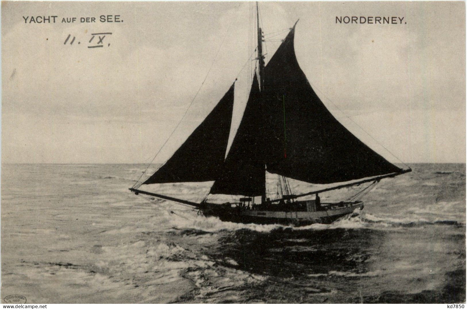 Norderney - Yacht Auf See - Norderney