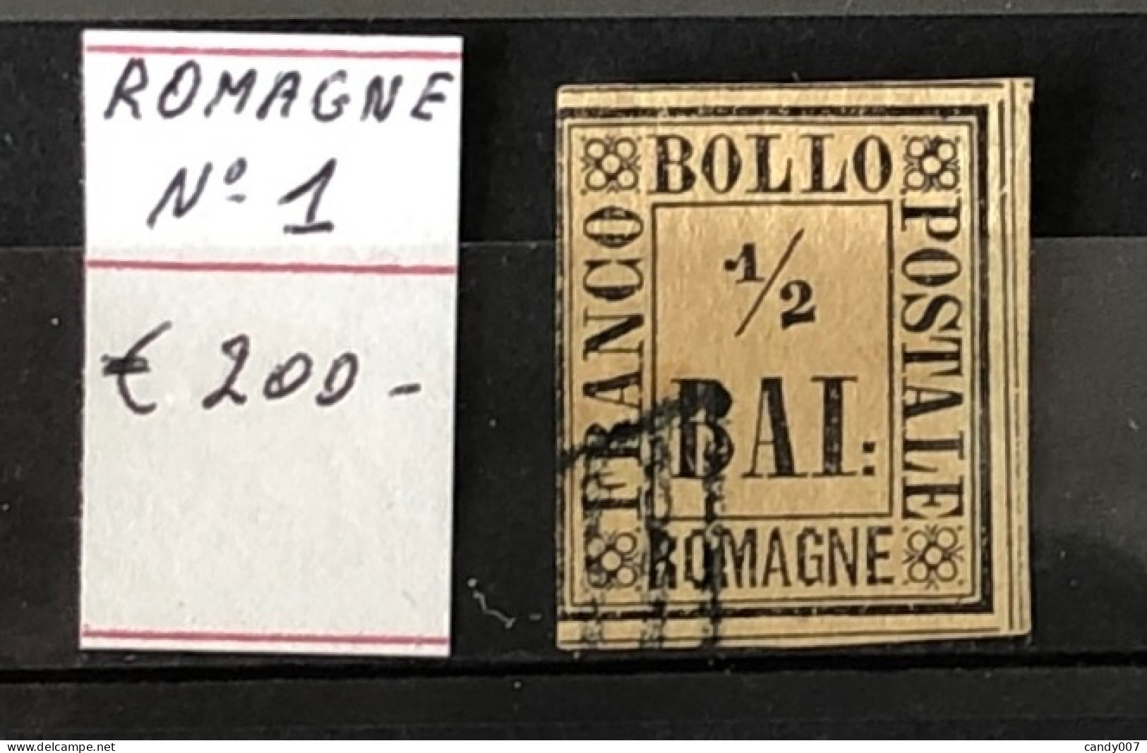 Italie Timbres  Romagne N°1 Oblitéré - Romagne