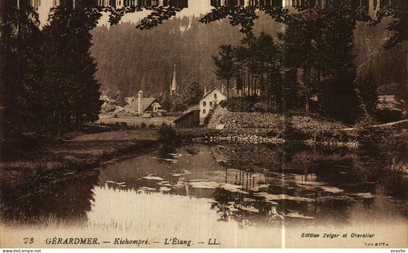 CPA   (88)        GERARDMER       Kichompré  L'Etang - Gerardmer