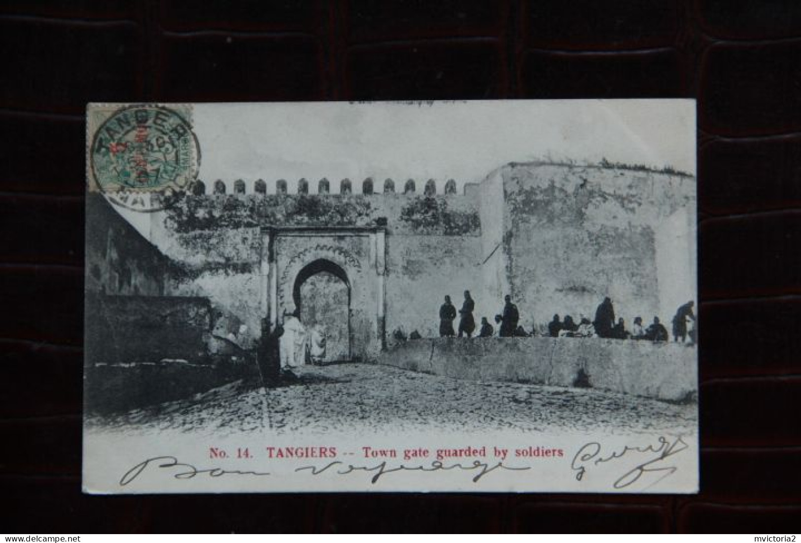 MAROC - TANGIERS : Town Gate Guarded By Soldiers - Tanger