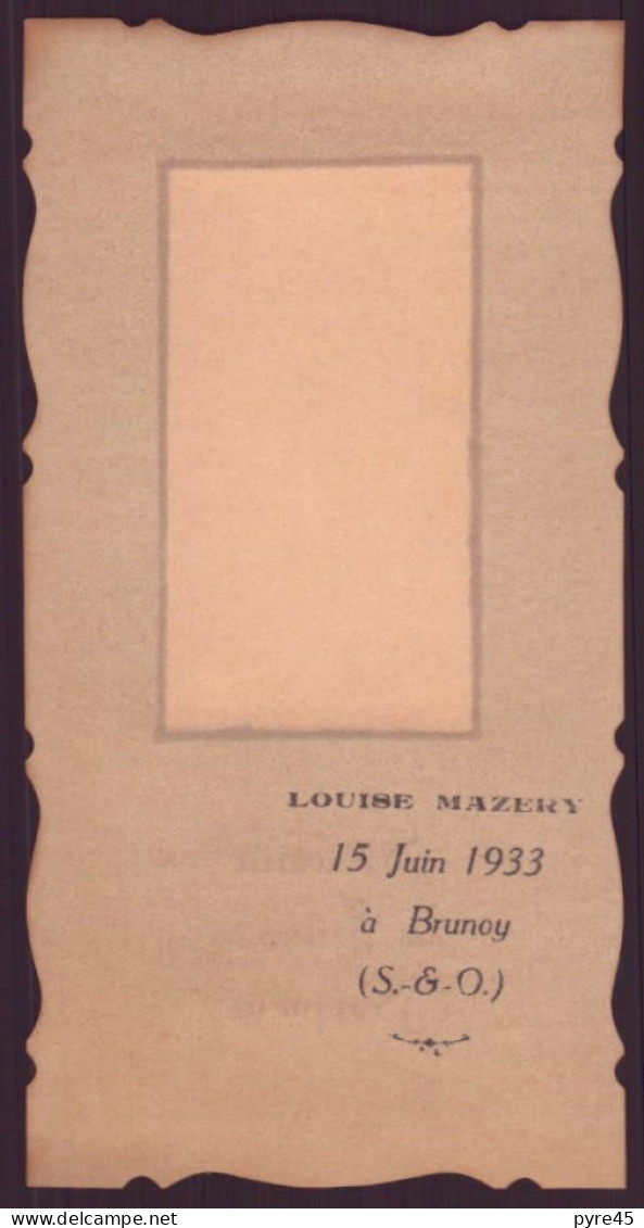 Image Pieuse " Souvenir Des Grâces Du Seigneur " 1933, Brunoy - Devotion Images