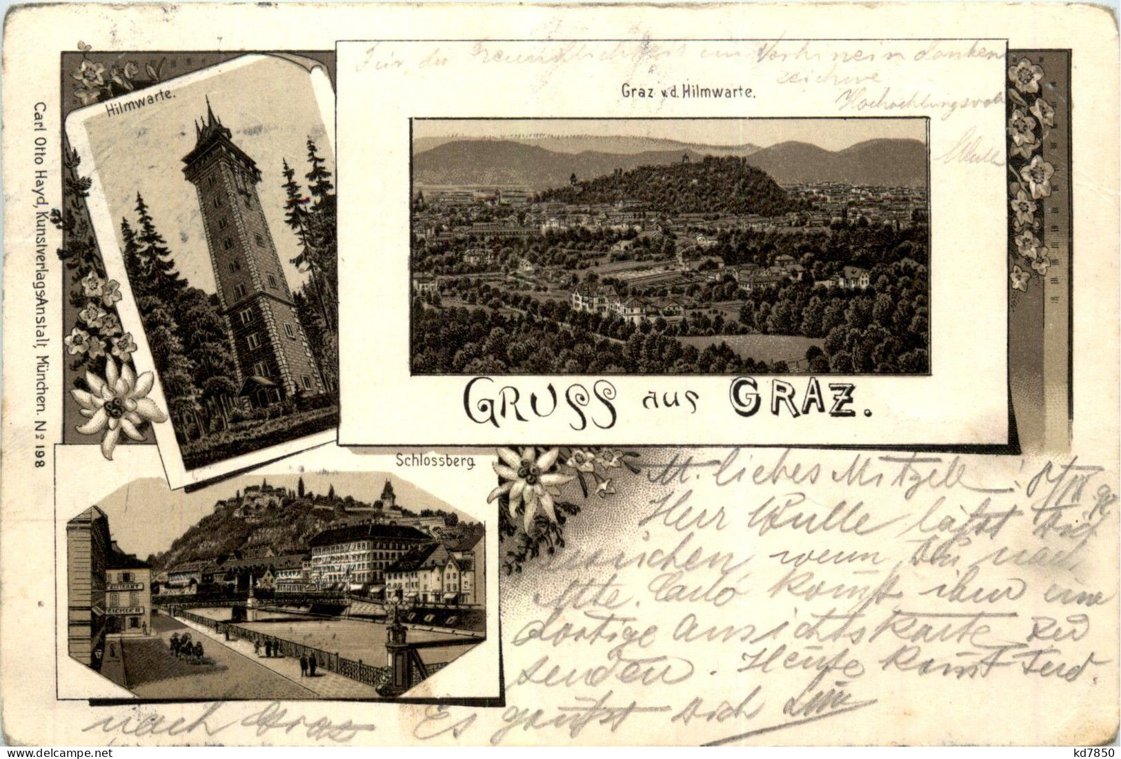 Gruss Aus Graz - Litho - Graz