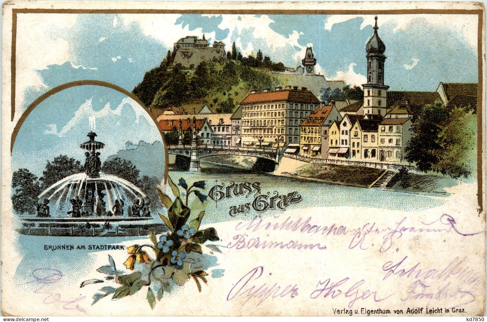 Gruss Aus Graz - Litho - Graz