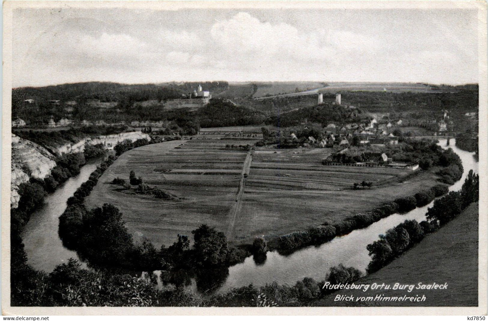 Rudelsburg Ort Und Burg Saaleck - Bad Kösen