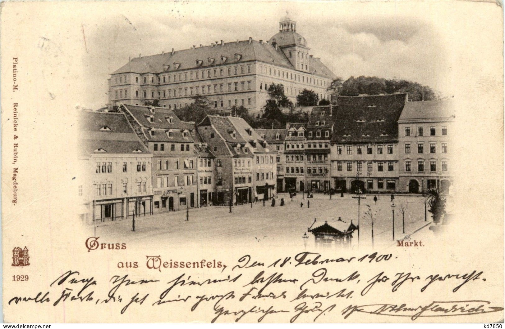 Gruss Aus Weissenfels - Markt - Weissenfels