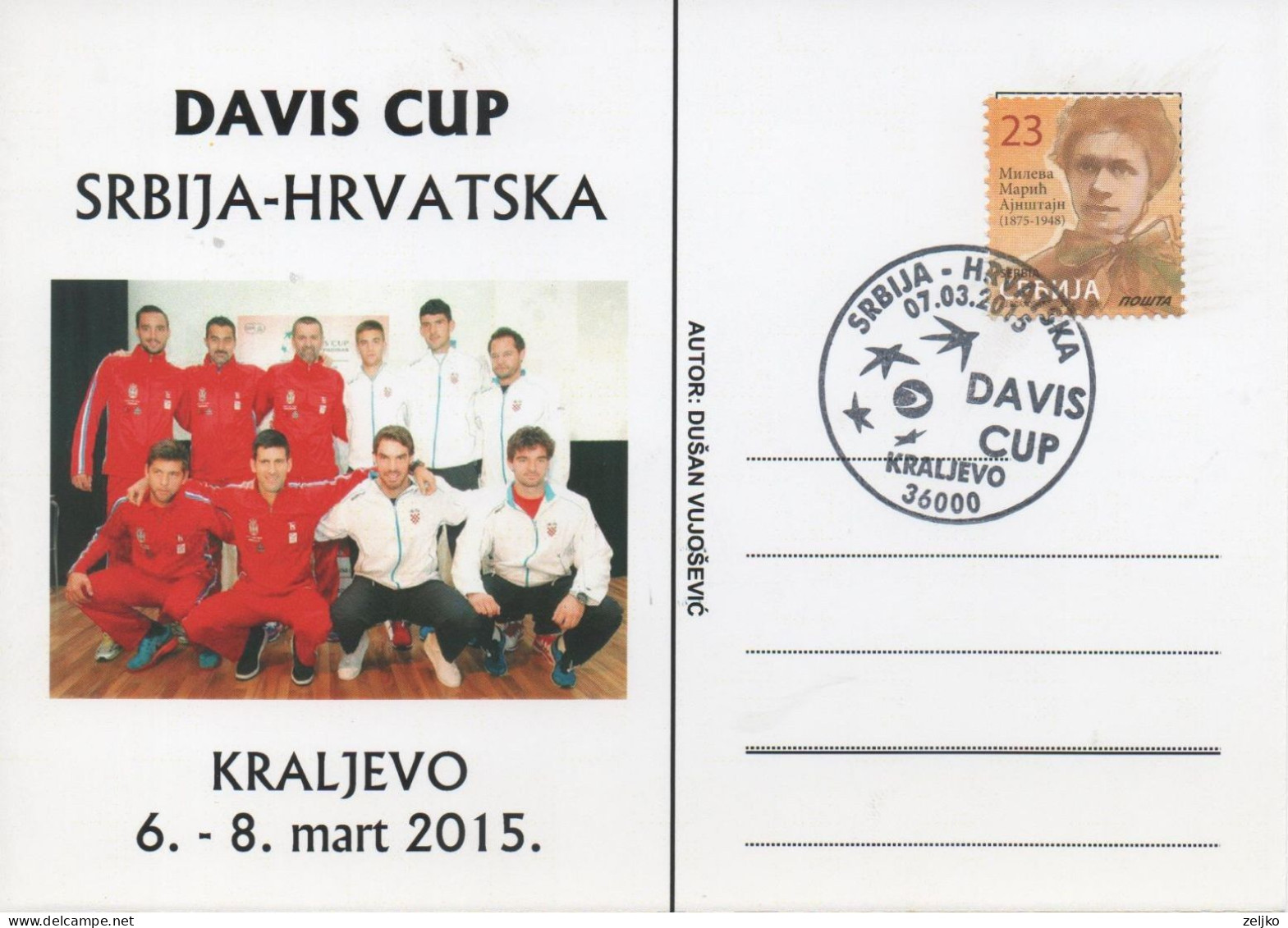 Serbia, Tennis, Davis Cup 2015, Serbia - Croatia - Tennis