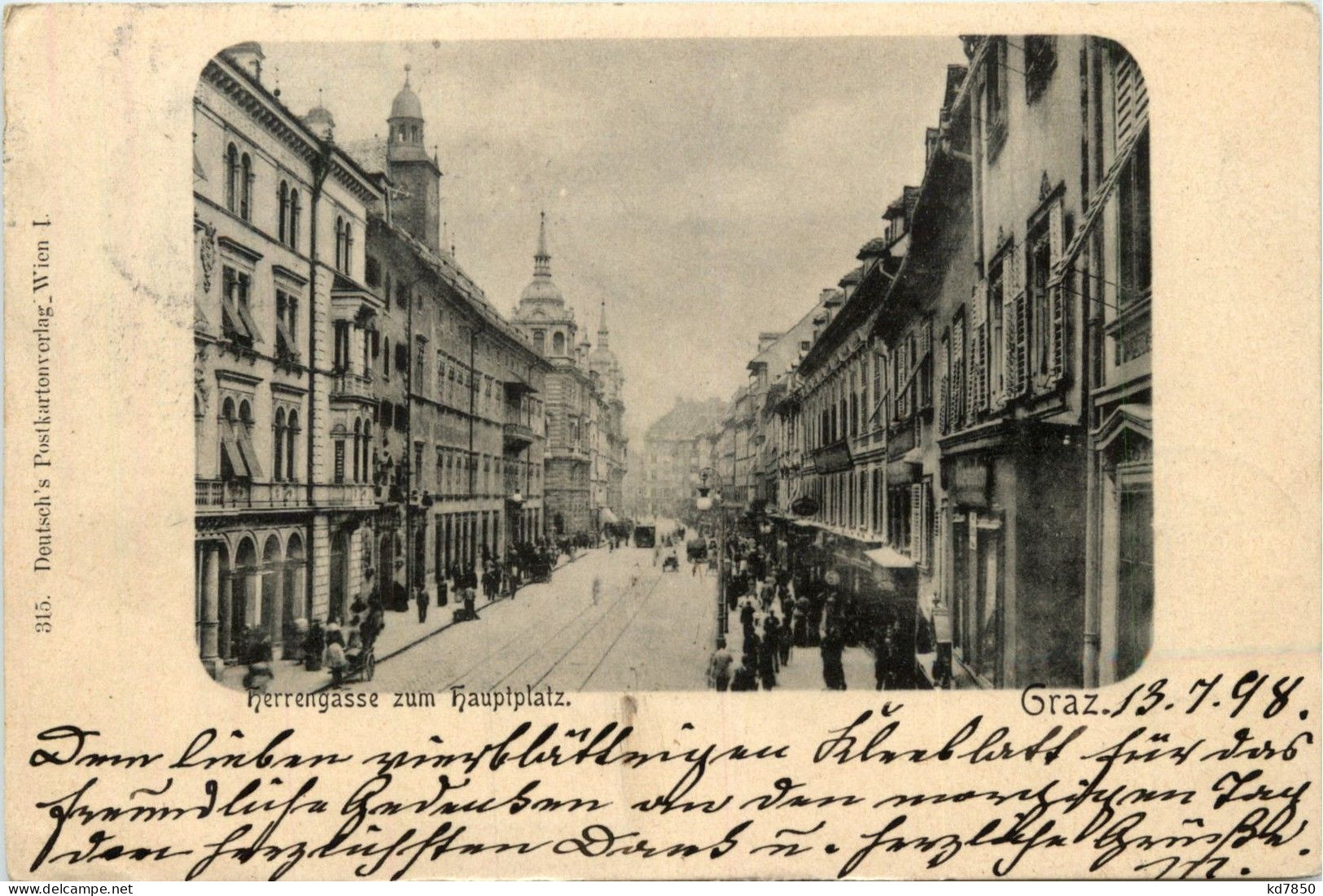 Graz - Herrengasse Zum Hauptplatz - Graz