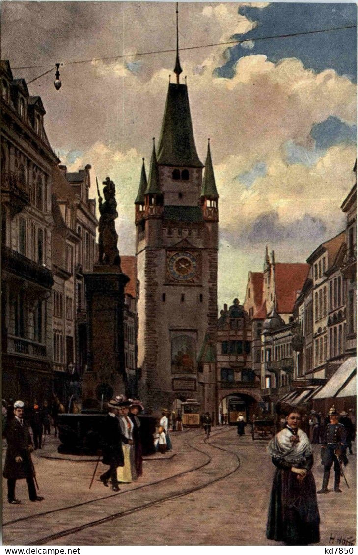 Freiburg - Künstlerkarte H. Hofffmann - Freiburg I. Br.