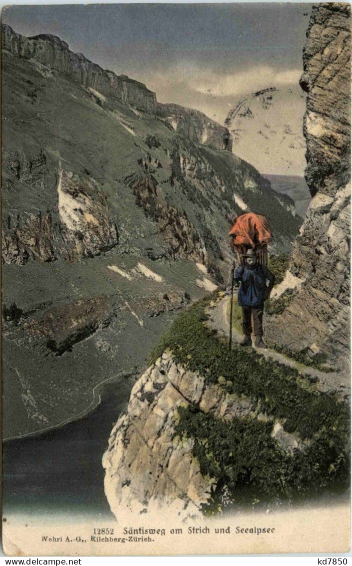 Säntisweg Am Strich Und Seealpsee - Andere & Zonder Classificatie