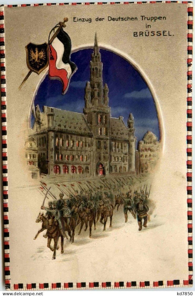 Einzug Der Deutschen Truppen In Brüssel Halt Gegen Licht - Halt Gegen Das Licht/Durchscheink.