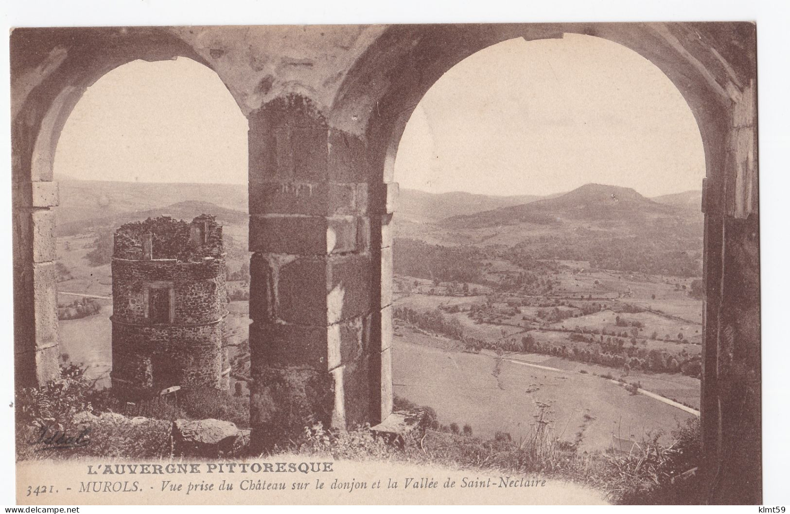 Murol - Vue Prise Du Château Sur Le Donjon Et La Vallée De Saint-Nectaire - Saint Nectaire