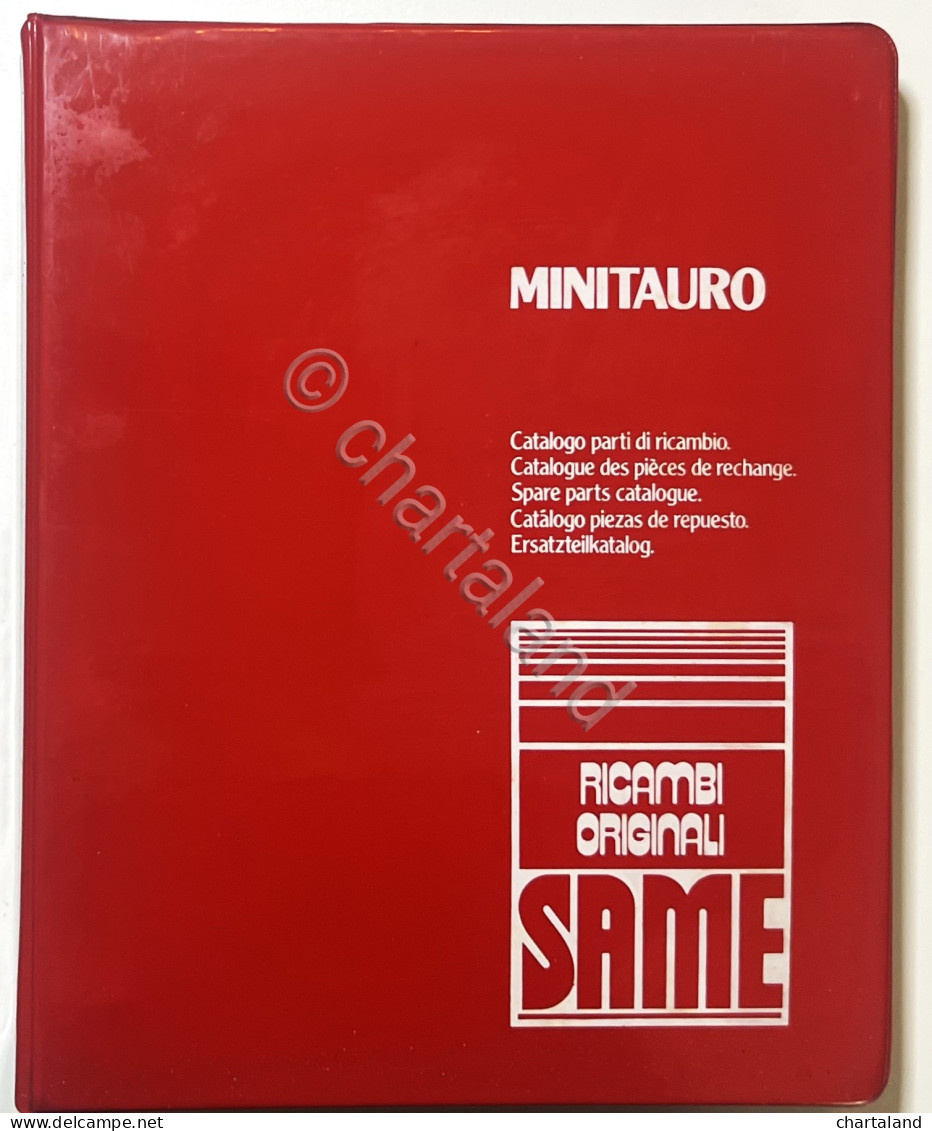 Catalogo Parti Di Ricambio Originali SAME Trattori - Minitauro - Ed. 1981 - Other & Unclassified