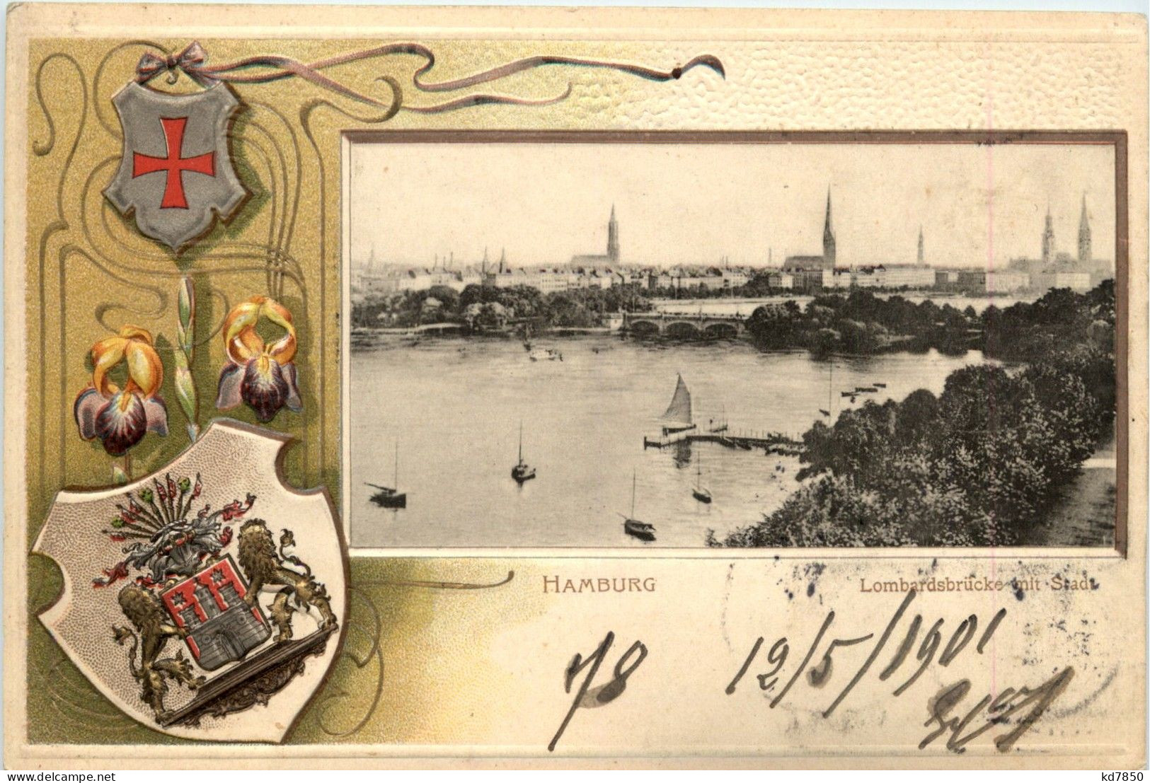 Hamburg - Litho - Andere & Zonder Classificatie