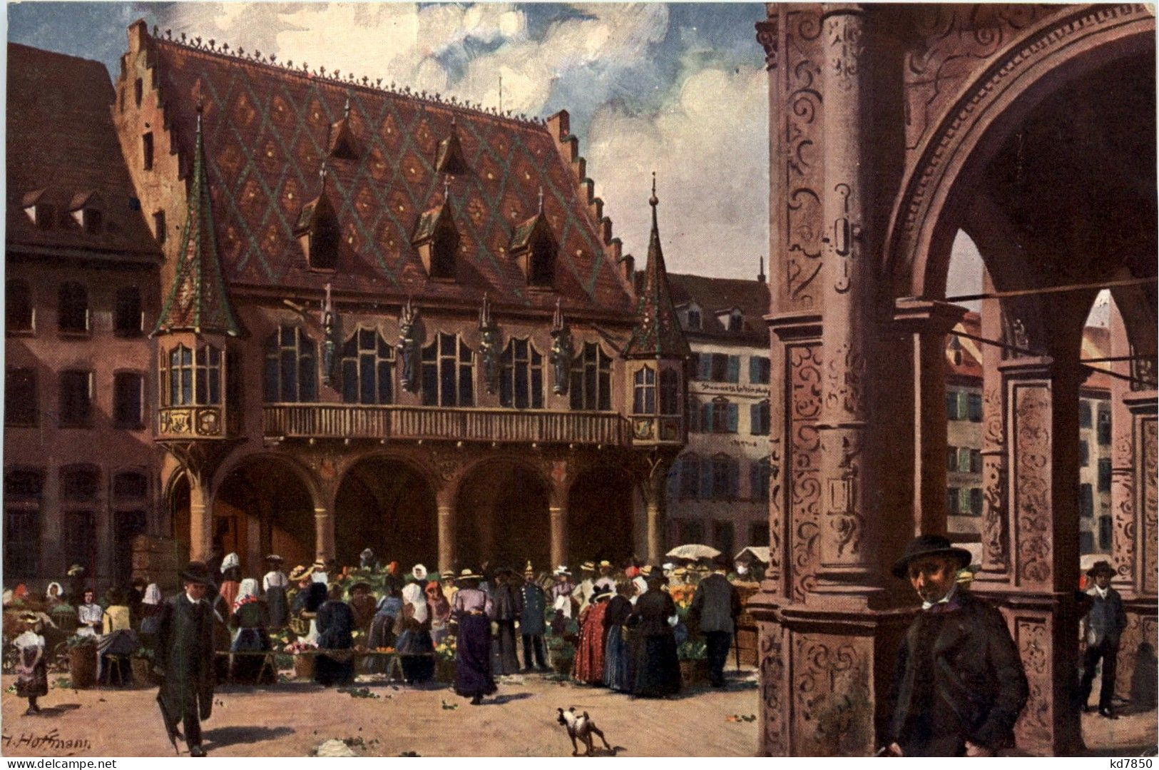 Freiburg - Künstlerkarte H. Hofffmann - Freiburg I. Br.